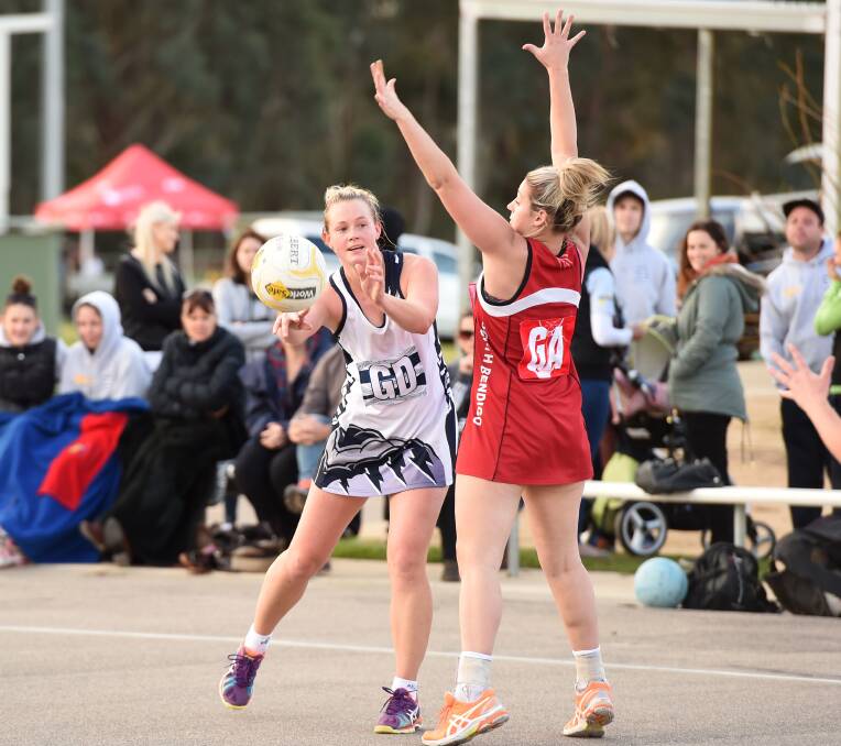 CONSISTENT SEASON: Goal defence Kate Burton clinched the Storm's A-grade netball best and fairest award.