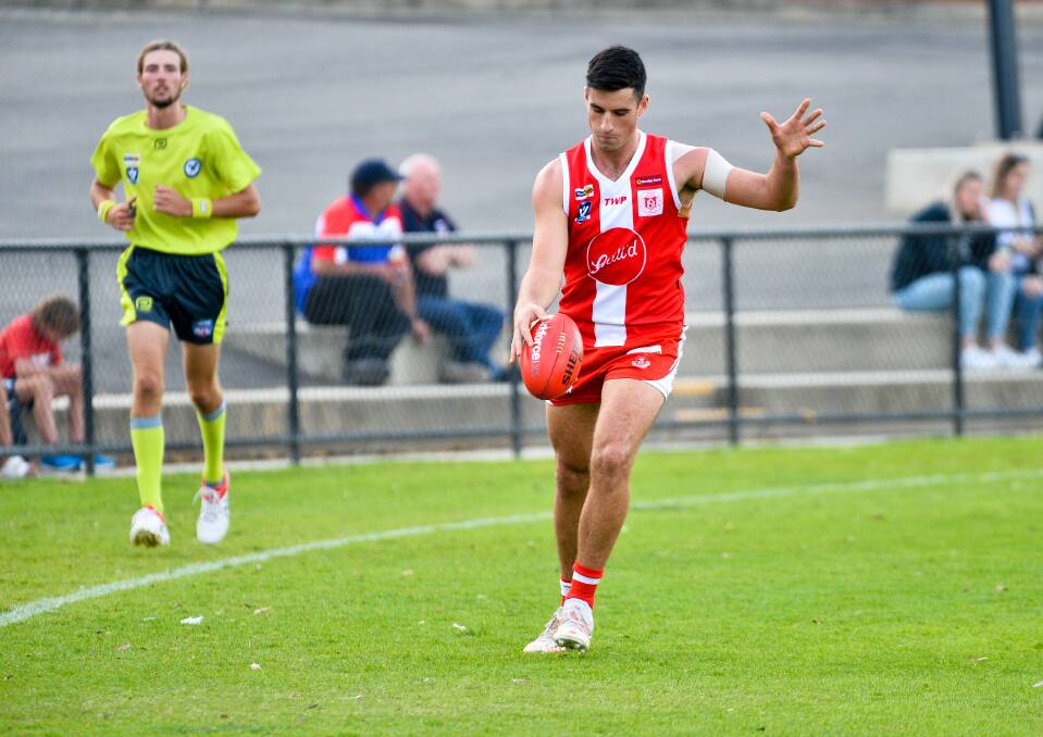 VFL-listed Sunny Brazier made a big impact with the Bloods. Picture: BRENDAN McCARTHY