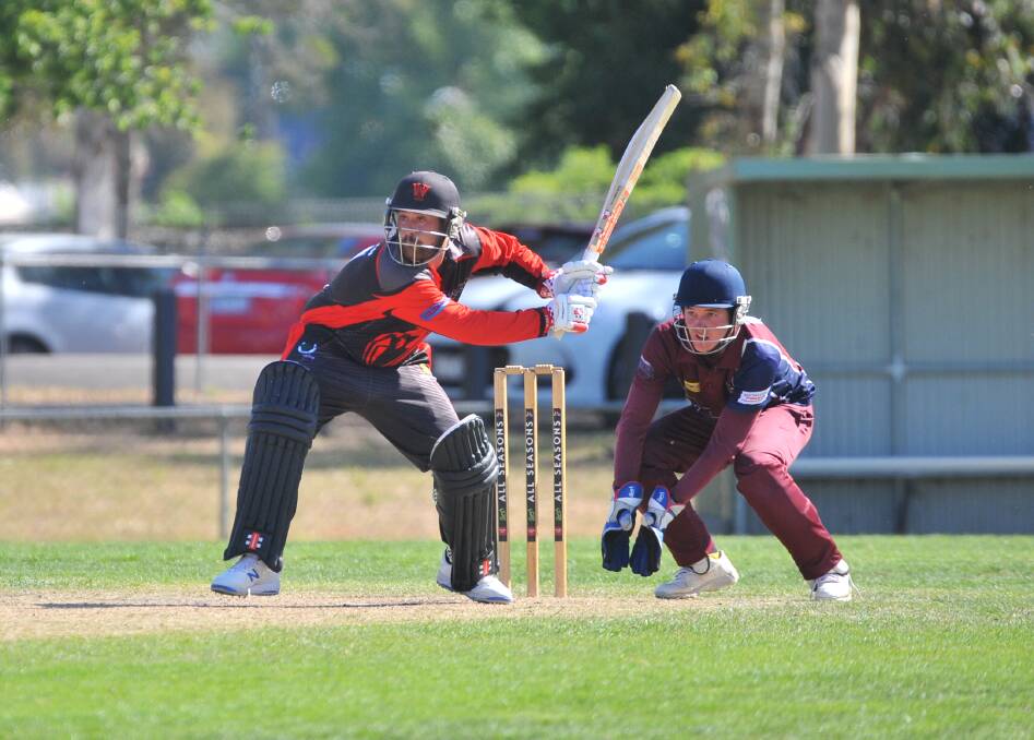 Brayden Stepien in action for White Hills in the BDCA T20 competition. Picture: ADAM BOURKE 