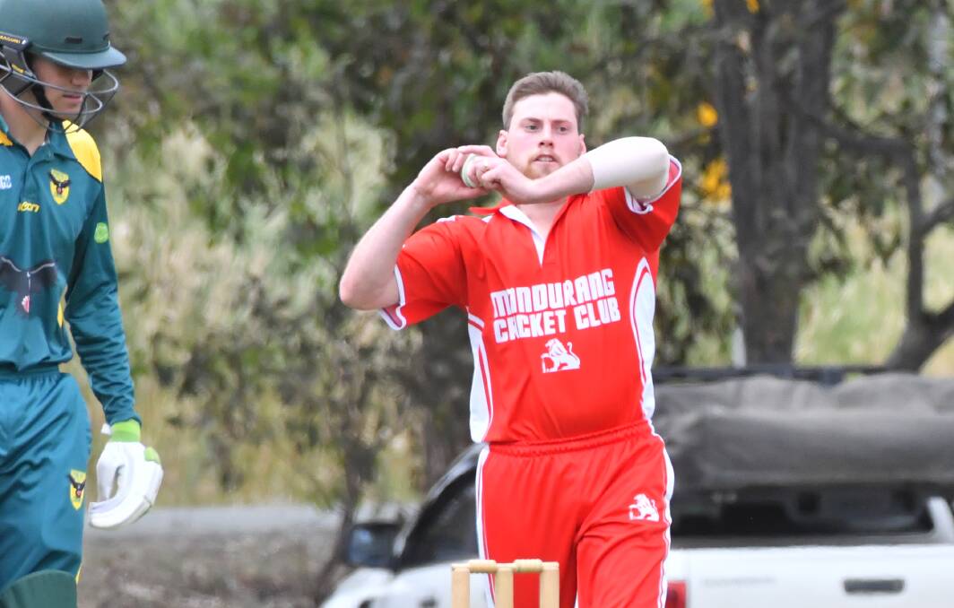 THE DESTROYER: Medium-pacer Beau Clements took four wickets to set up Mandurang's win over Spring Gully. Picture: NONI HYETT