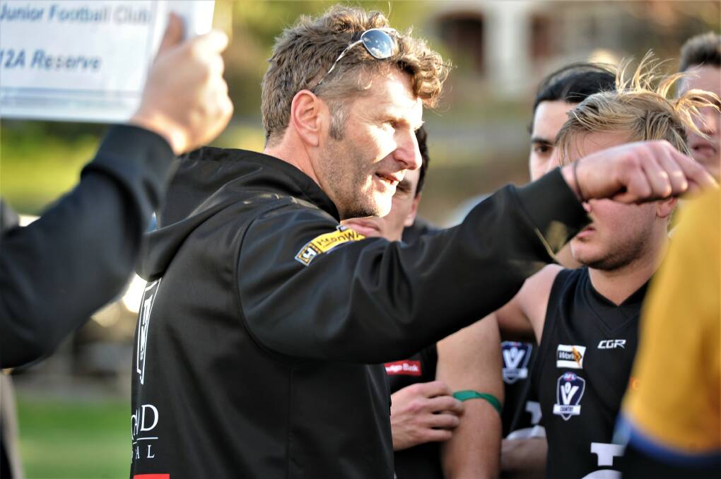 STAYING PUT: Castlemaine coach Don Moran has re-signed for season 2022. Picture: ADAM BOURKE