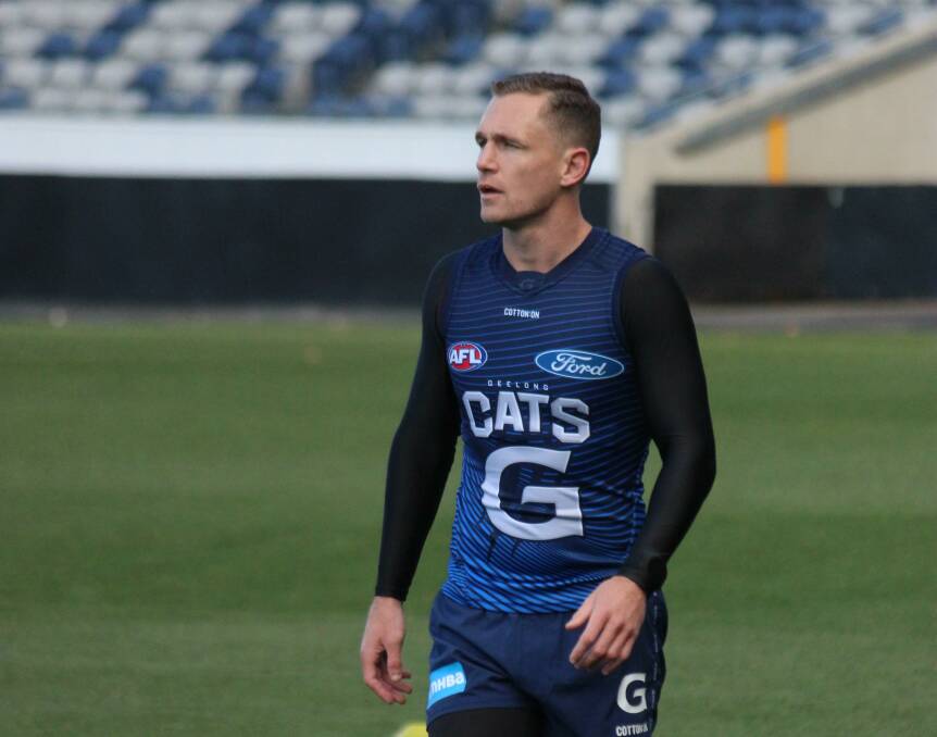 Geelong skipper Joel Selwood will try to lead the Cats to their first grand final since 2011. Picture: GEELONG FC