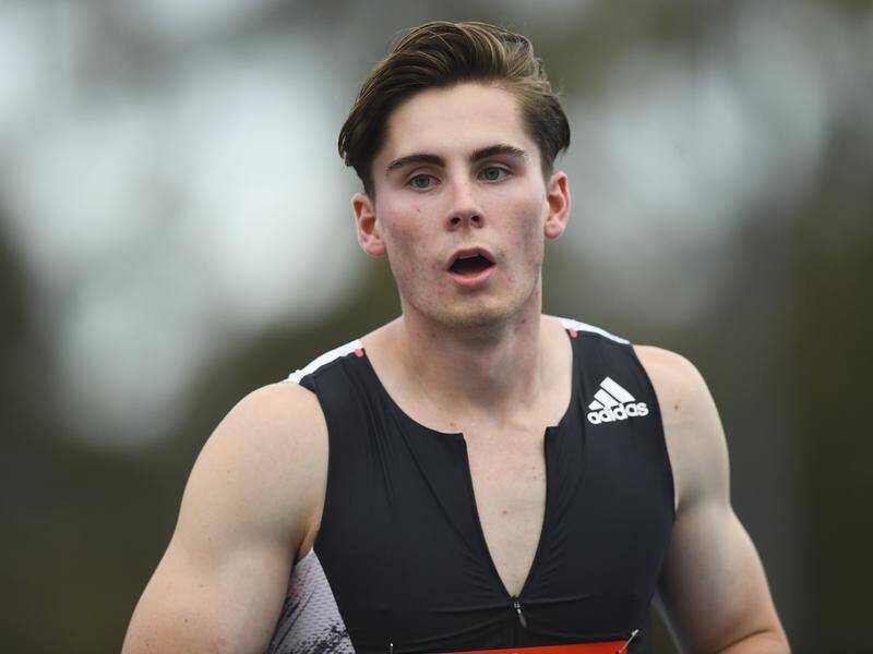 Rohan Browning has set a sizzling 100m time in a track meet in Wollongong.