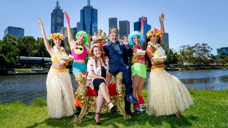 Guy Grossi and Karen Martini are this year's king and queen of Moomba. Photo: Justin McManus