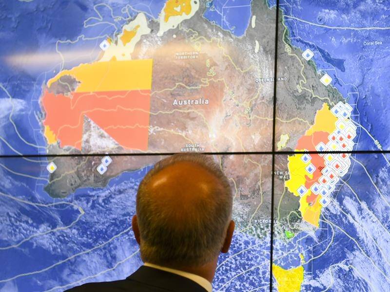A European satellite mapping system helped Australian authorities track and fight bushfires.