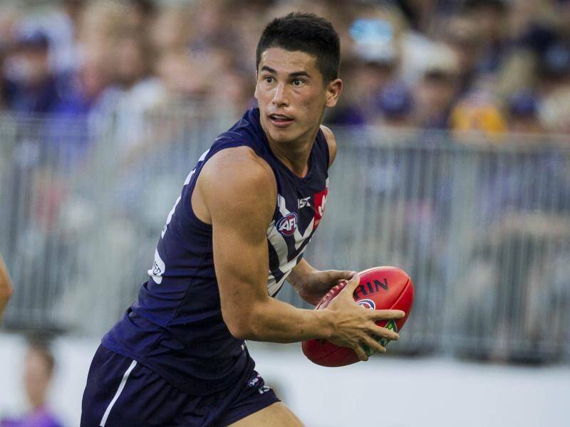 Fremantle youngster Bailey Banfield has impressed in his role as a tough run-with player.