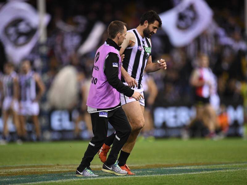 Collingwood are hoping Alex Fasolo's ankle injury isn't as bad as first feared.