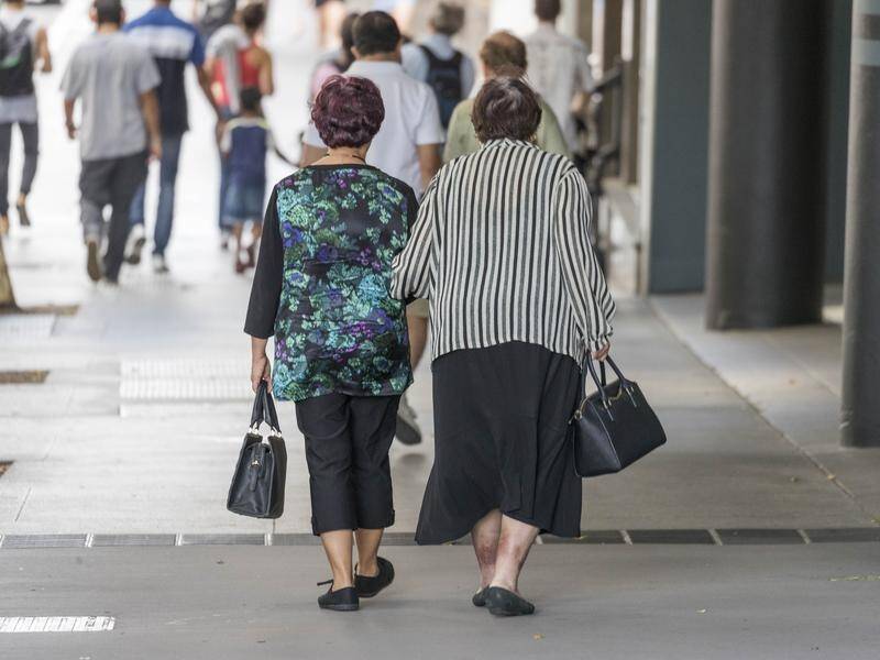 Australia is set to record a doubling of the number of people aged 65 and over. (Glenn Hunt/AAP PHOTOS)