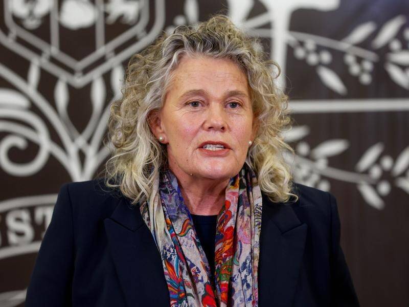 National Farmers president Fiona Simson says the budget fails to address food price inflation. (Russell Freeman/AAP PHOTOS)