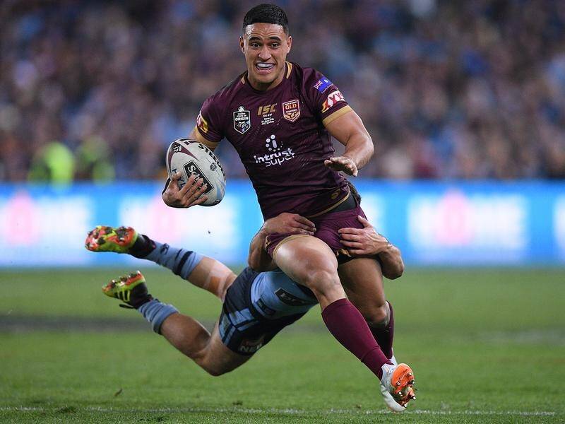 Nathan Cleary has been hailed for his desperate tackle on Valentine Holmes in Origin II on Sunday.