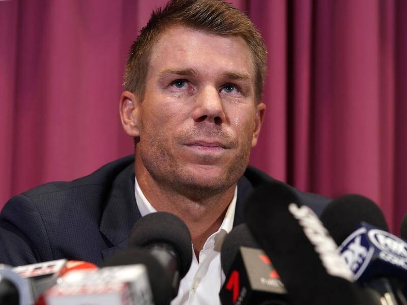 David Warner was one of three Australian cricketers banned for the Cape Town ball-tampering scandal.