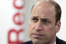 Prince William was due to attend the King Constantine memorial service at Windsor Castle. (AP PHOTO)