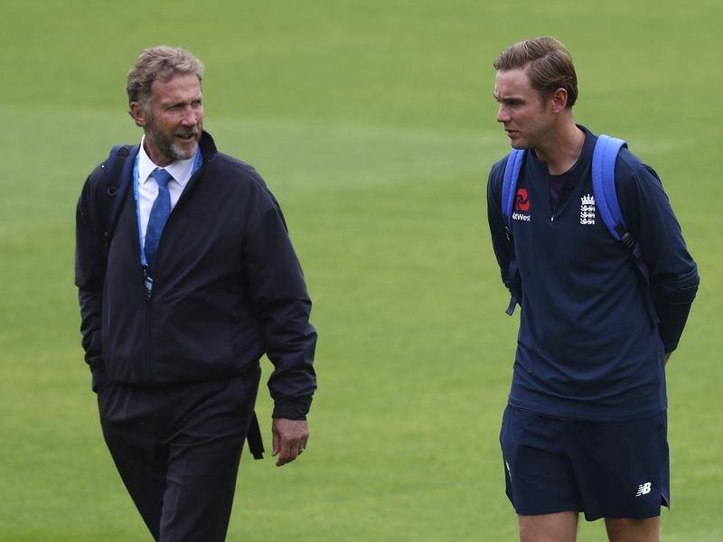 Stuart Broad has been fined 15 per cent of his match fee at his dad's suggestion.