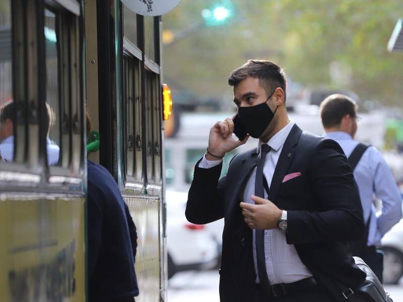 Victorian commuters have been told fines will be imposed for not wearing masks on trams and trains.
