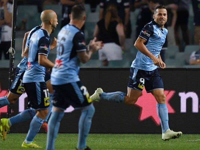Sydney FC have capped their dominant A-League regular season with a 1-0 win over Melbourne Victory .