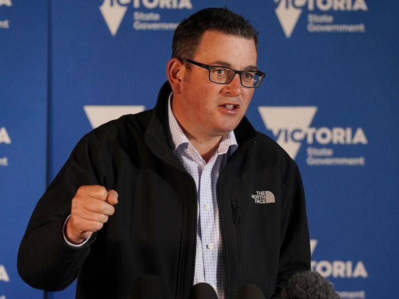 Premier Daniel Andrews has urged Victorians to stick with coronavirus restrictions as cases fall.