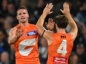 GWS stars Jesse Hogan (l) and Toby Greene (r) will contest AFL suspensions at the tribunal. (Morgan Hancock/AAP PHOTOS)