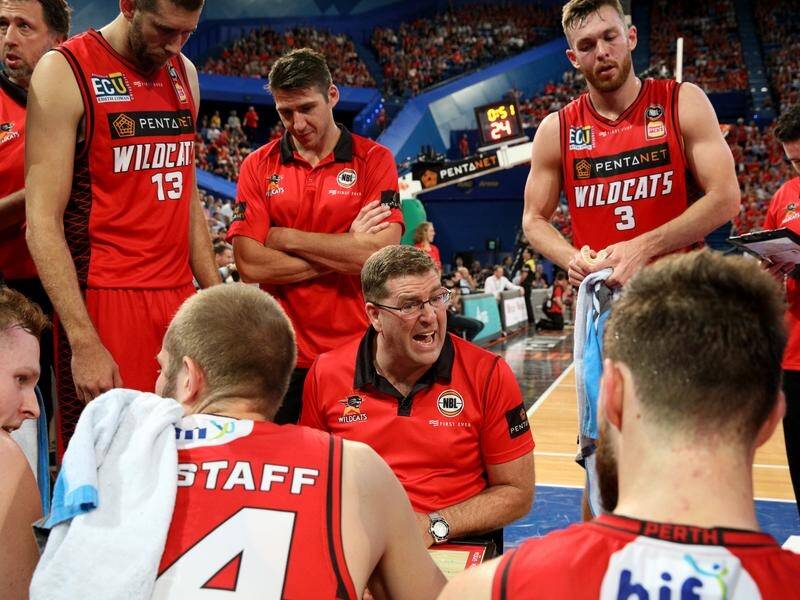 Coach Trevor Gleeson steered his Wildcats to victory over Brisbane Bullets at Perth Arena.