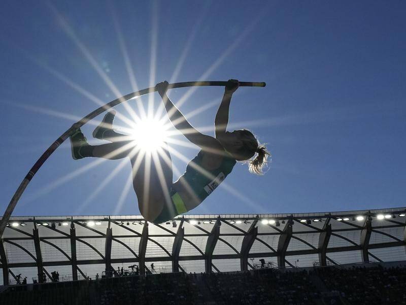 Nina Kennedy will be the short-priced gold-medal favourite in the pole vault in Birmingham. (AP PHOTO)