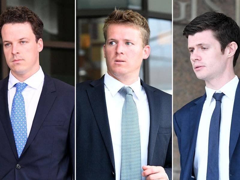 Dominic Walker, Sam Walker and Benjamin Fitt have been sentenced to jail for bashing two AFL fans.