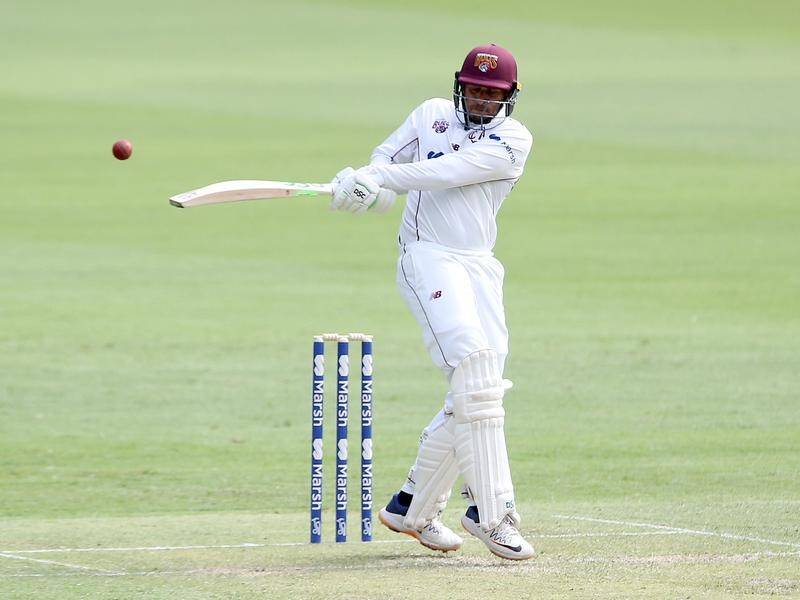 Usman Khawaja cracked an unbeaten 52 to lead Queensland to a Sheffield Shield win over SA.