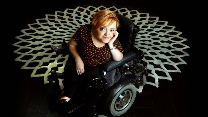Stella Young: The assumption is that people like us die young. Photo: Angela Wylie