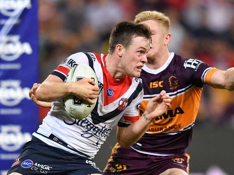 Luke Keary (L) is out of contention for a NSW State of Origin game-one jersey after a head knock.