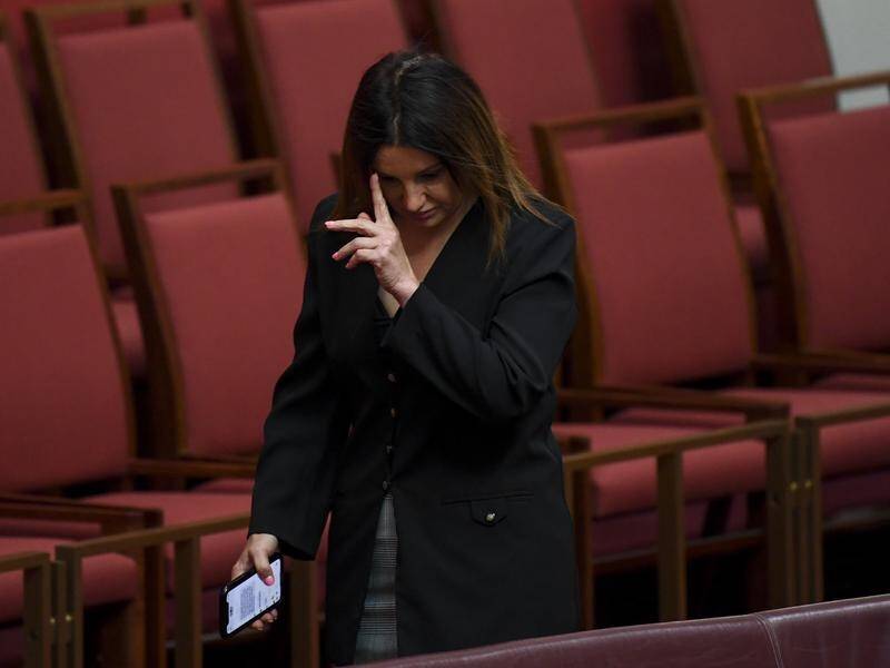 Crossbench Senator Jacqui Lambie cried as she backed the government's repeal of the medivac bill .