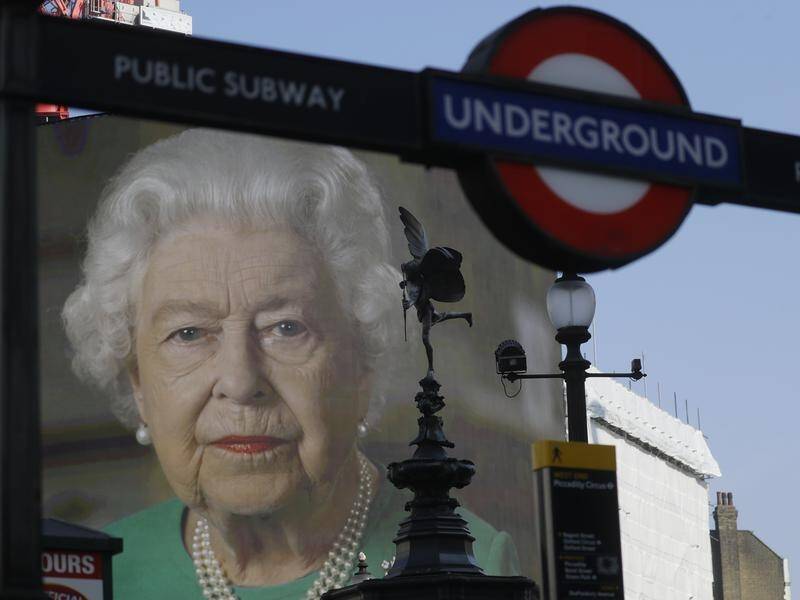 Transport for London is putting on hundreds of extra train services for the Queen's funeral. (AP PHOTO)