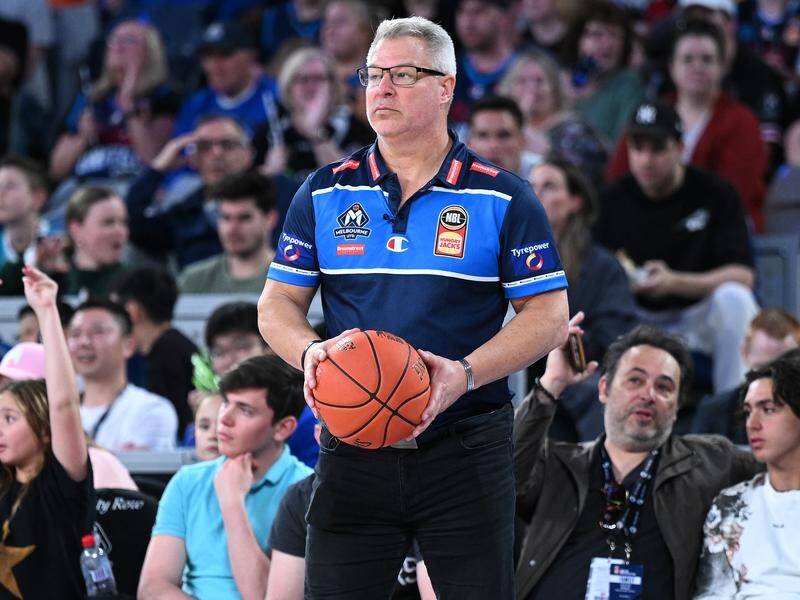 Dean Vickerman will remain Melbourne United's head coach until the end of the 2028 NBL season. (James Ross/AAP PHOTOS)