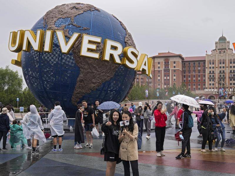 A Universal Studios' theme park has opened in Beijing.