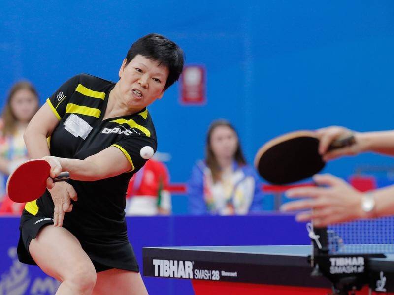 Veteran table tennis player Lian Ni Xia won a bronze at the European Games.