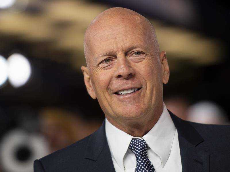 Bruce Willis' wife wishes people would ignore clickbait headlines about his medical condition. (EPA PHOTO)