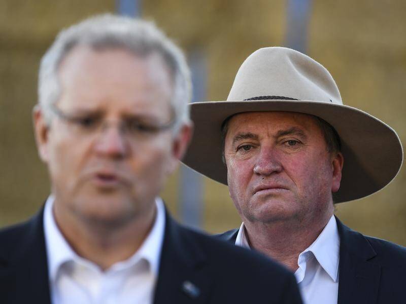 Scott Morrison has backed Barnaby Joyce's performance as drought envoy.