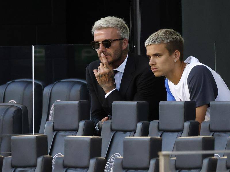 Romeo Beckham has made his professional debut for his father David's MLS club Inter Miami.