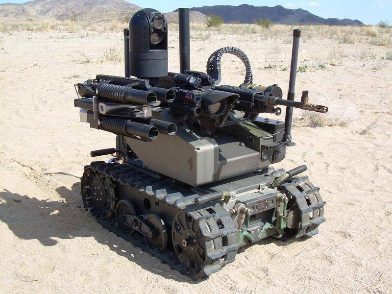 A Modular Advanced Armed Robotic System (MAARS), or killer robot.