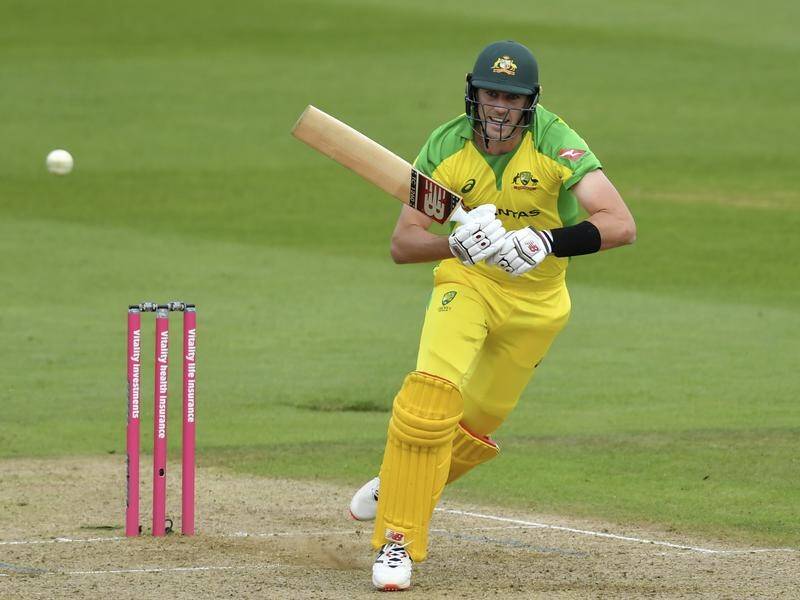 Australian paceman Pat Cummins showed again how handy he can be with the bat in the IPL.