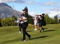 Brendan Jones gets in a final practice round ahead of his NZ Open title defence at Millbrook. (Chris Symes/AAP PHOTOS)