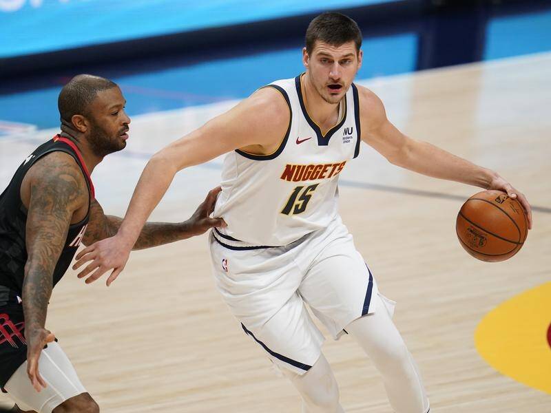 Nikola Jokic posted the 42nd triple-double of his career as Denver beat Houston in the NBA.