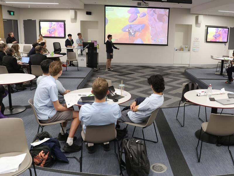 The Health Hackathon for year 9 and 10 students provided an insight into a career in medicine. (HANDOUT/WESTERN SYDNEY HEALTH)