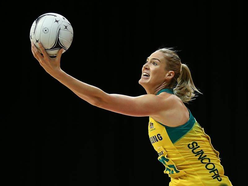 Caitlin Bassett misses netball's Quad Series in England after suffering an injury during training.
