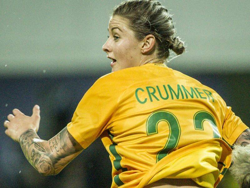 Matildas attacker Larissa Crummer has returned to action after a two-year injury layoff.