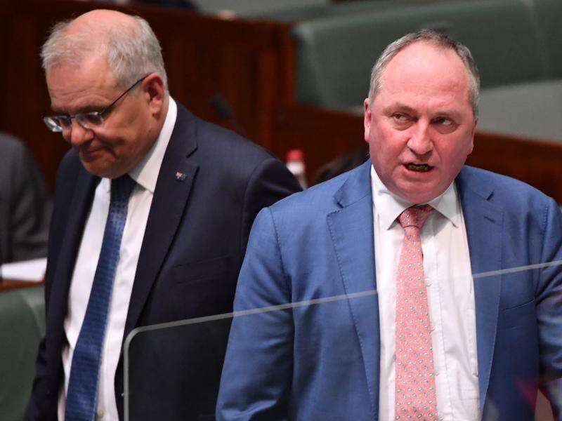 A poll found Scott Morrison and Barnaby Joyce the least liked leaders of their parties since 1987.