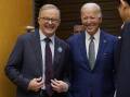 Prime Minister Anthony Albanese with US President Joe Biden at the Quad leaders' summit.
