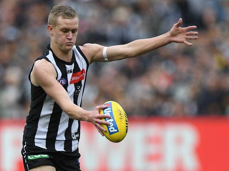 Collingwood's Jaidyn Stephenson continues to excite with three goals in a 20-point win over Carlton.