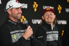 Australia's Marc Leishman and Cam Smith hope for a happy homecoming at LIV Golf's Adelaide event. (Michael Errey/AAP PHOTOS)
