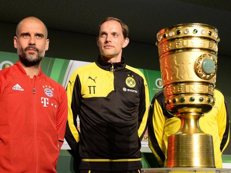 Pep Guardiola (l) and Thomas Tuchel (r), here in their Bundesliga days, will duel again.