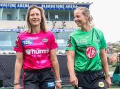 Ellyse Perry (l) is delighted the WBBL will not clash with women's international fixtures. (PR HANDOUT IMAGE PHOTO)