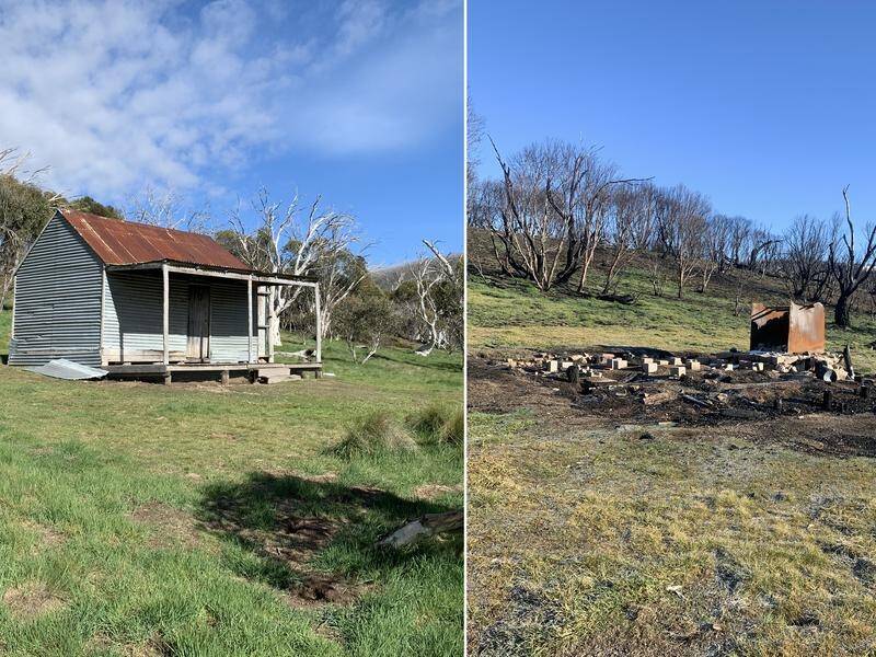 Razed by the Black Summer fires, Happys Hut is one of a series slated for reconstruction.