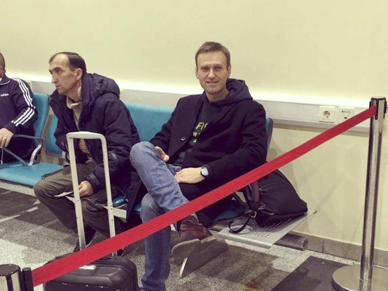 Alexei Navalny has been allowed to leave Russia to attend a case he filed in a top European court.